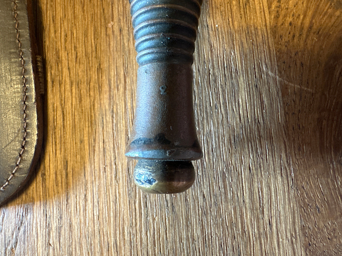Fairbairn Sykes Commando Dagger - WW2 Issue 3rd pattern, flat nut only seen on John Clarke knives
