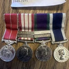 Miniature medal group Sgt JA Beazley Royal Marines Commando Medals