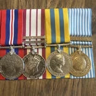 RARE Royal Marines Commando Medals - Dunkirk and 41 Cdo KOREA, Palestine & Suez
