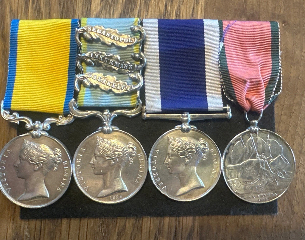 Superb Inkermann Crimea/Baltic group, wide RN LSGC Royal Maines, HMS Algiers