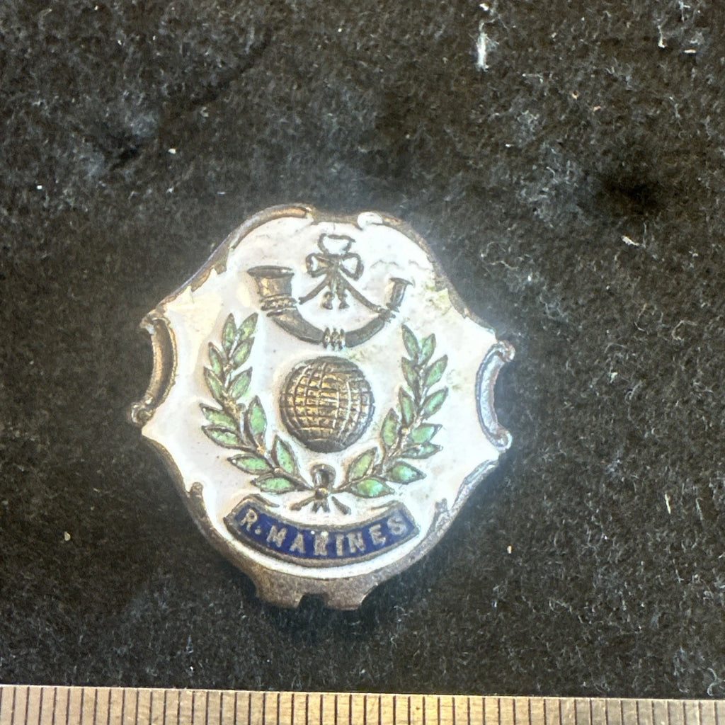 Royal Marines Light Infantry sweetheart  Badge, enamel Boer war period