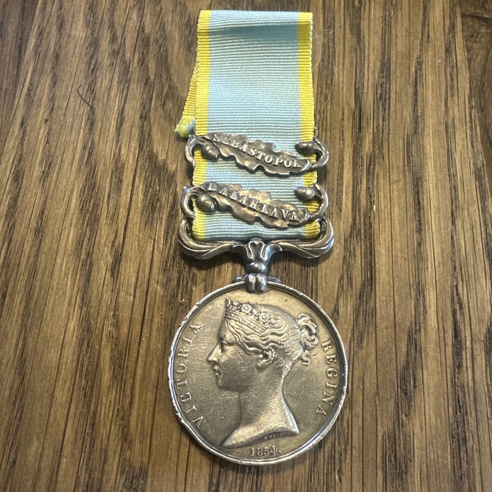 Superb Sebastopol Balaclava Crimea medal Royal Maines, HMS Agamemnon