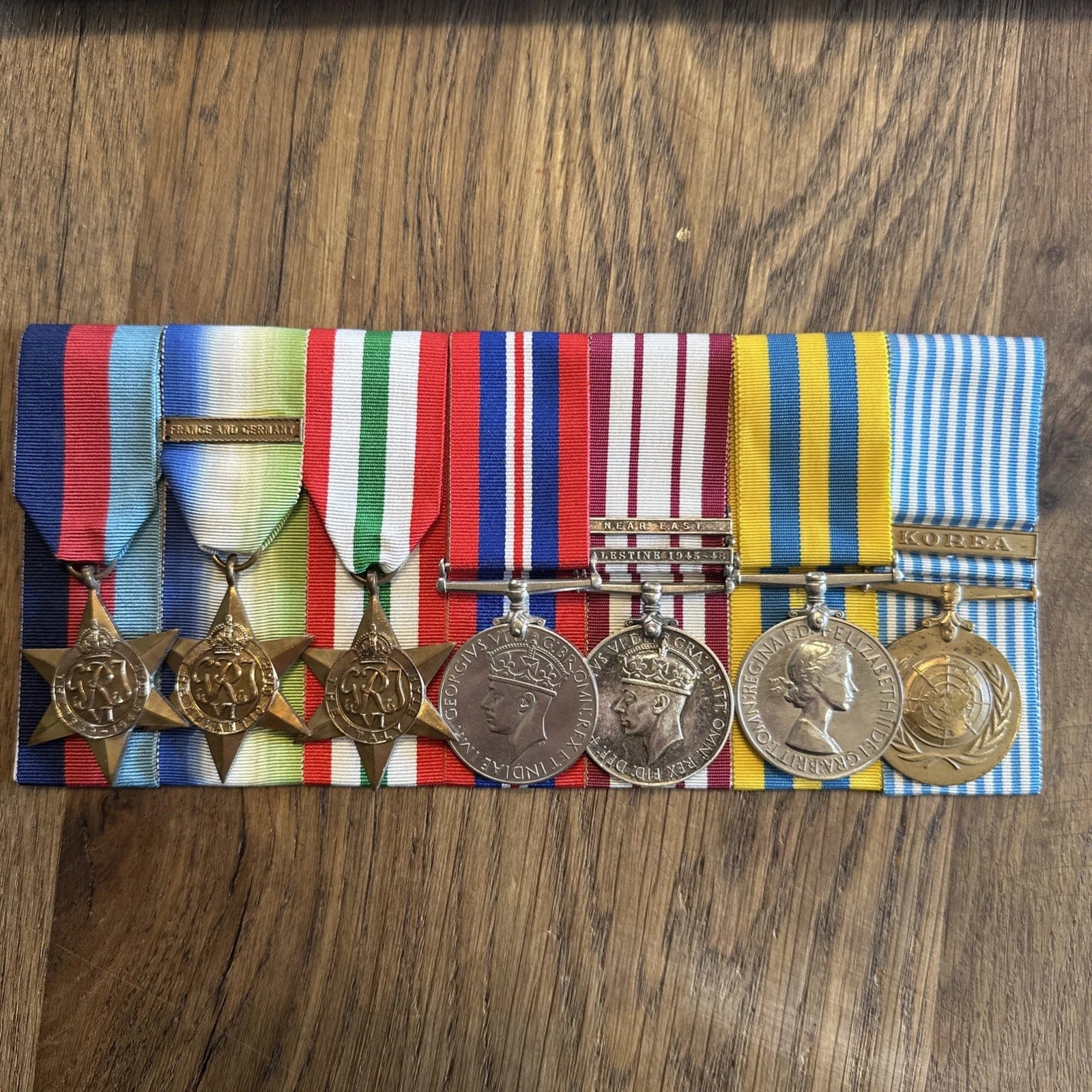 RARE Royal Marines Commando Medals - Dunkirk and 41 Cdo KOREA, Palestine & Suez